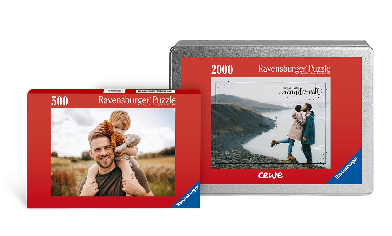 Ravensburger fotopuzzel maken bedrukken met eigen foto