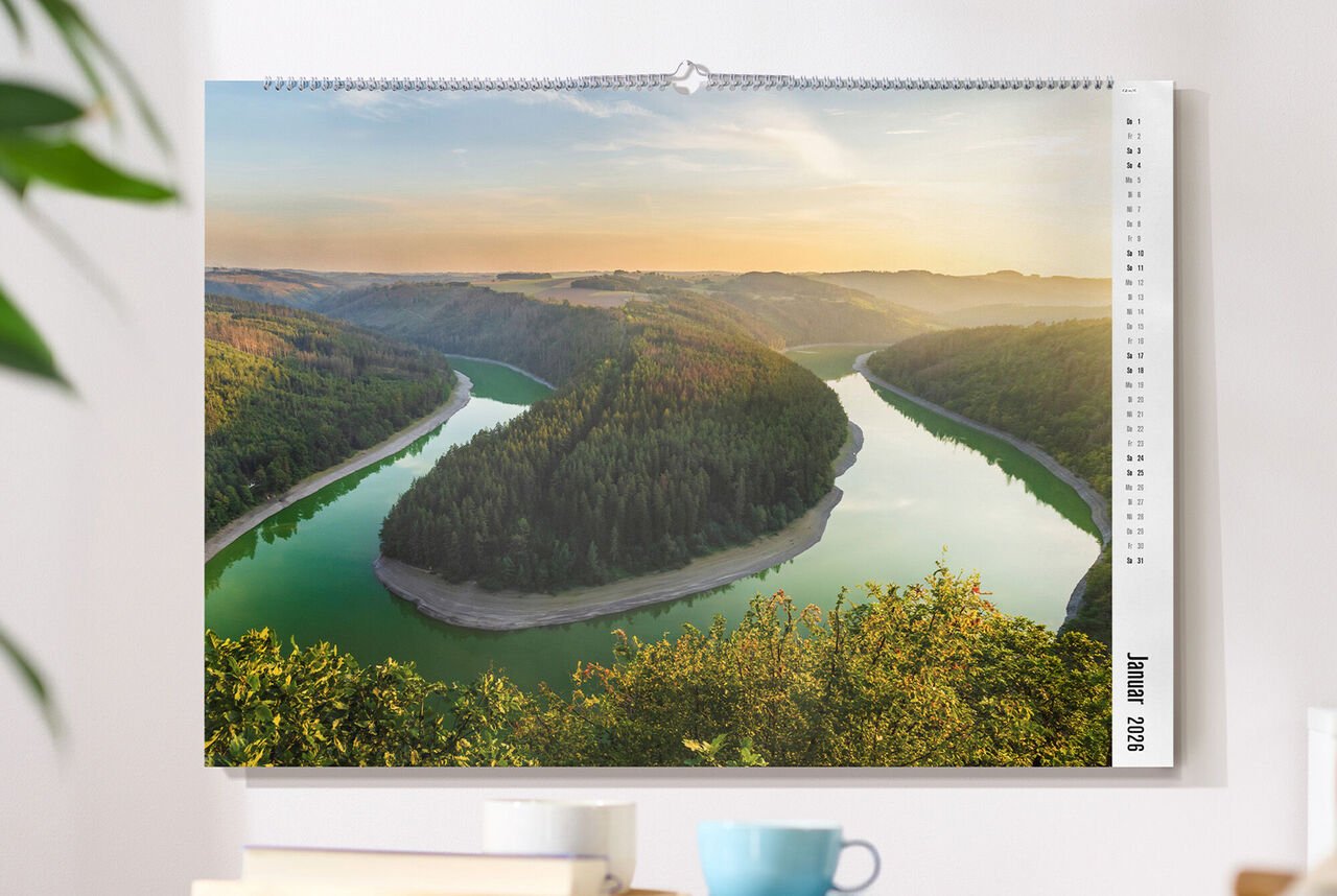 Wandkalender XXL Liggend bedrukken met eigen foto