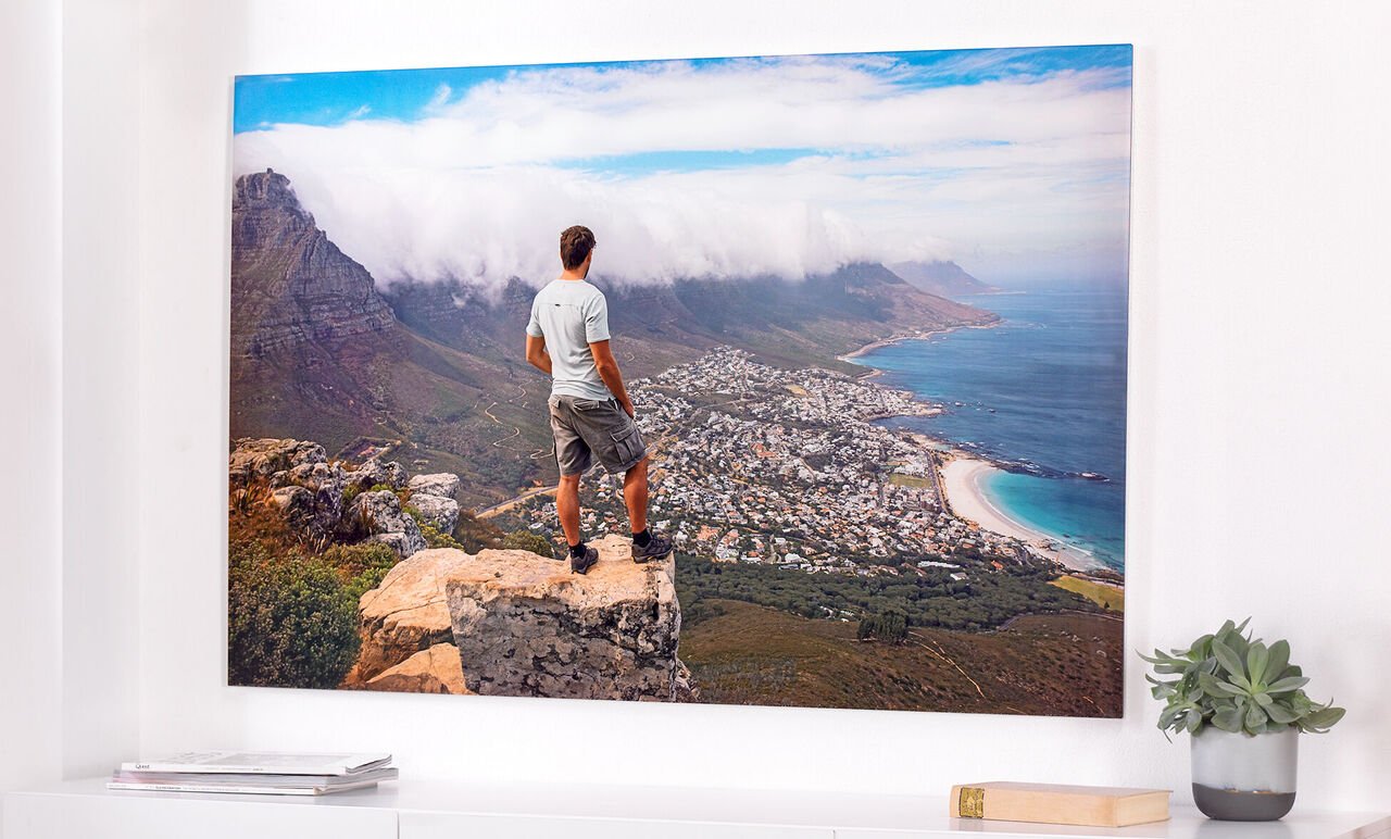 Foto op galerijprint bedrukken met eigen foto
