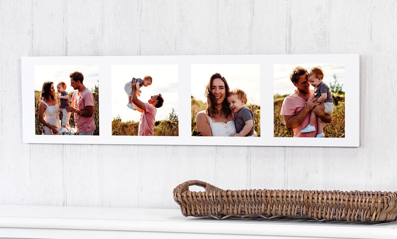 Wandcollage maken voor aan de muur bedrukken met eigen foto